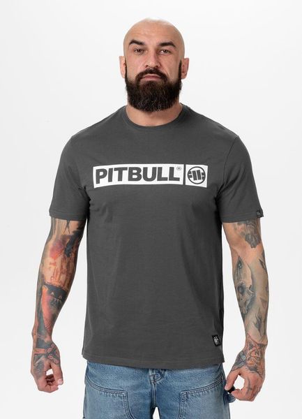 Koszulka sportowa męska Pitbull West Coast T-S Hilltop 170. Szare t-shirty sportowe męskie PITBULL, m, z bawełny, bez ramiączek. Za 89.00 zł.