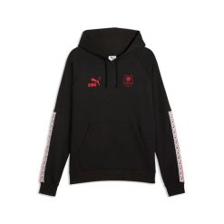 Kurtka z kapturem Stade Rennais 2026/27. Czarne kurtki męskie Puma, xs, bez wzorów, z materiału, eleganckie, z kapturem. Za 303.00 zł.