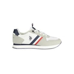 Buty sportowe U.S. Polo ASSN. NOBIL006-WHI. Białe buty sportowe na co dzień męskie U.S. Polo Assn., z gumy, bez zapięcia, trekkingowe. Za 139.00 zł.