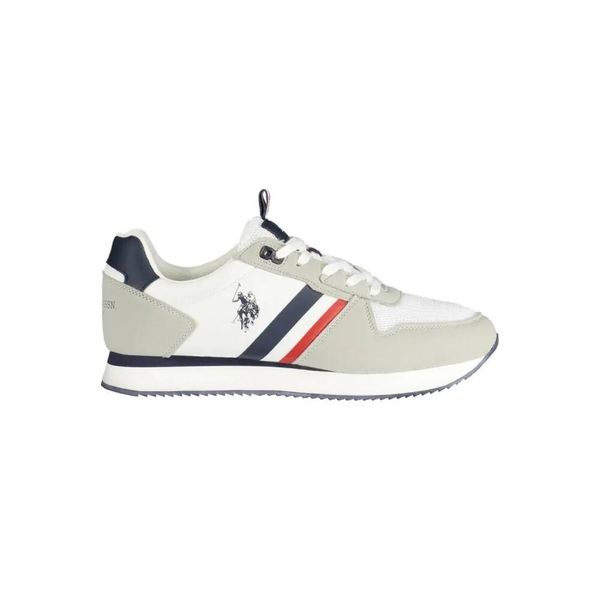 Buty sportowe U.S. Polo ASSN. NOBIL006-WHI. Białe buty sportowe na co dzień męskie U.S. Polo Assn., z gumy, bez zapięcia, trekkingowe. Za 139.00 zł.