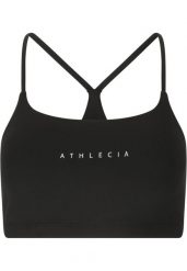 Athlecia Meile W Biustonosz sportowy z poliamidu i elastanu – 1001 Black. Czarne biustonosze sportowe damskie Athlecia, bez wzorów, z elastanu. Za 138.50 zł.
