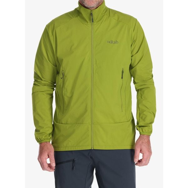 Kurtka softshell męska Rab Borealis Tour Jacket. Zielone kurtki męskie RAB, m, bez wzorów, z softshellu, bez kaptura. Za 319.99 zł.