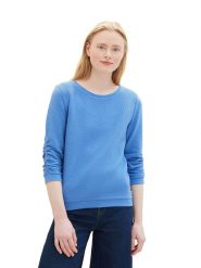 Tom Tailor Bluza w kolorze niebieskim rozmiar: XS. Niebieskie bluzy bez kaptura damskie Tom Tailor, xs, z bawełny. Za 52.67 zł.