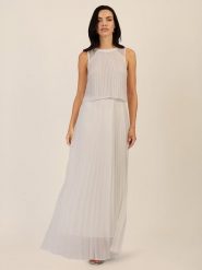 APART Sukienka w kolorze kremowym rozmiar: 38. Brązowe sukienki damskie Apart, bez wzorów, bez kołnierzyka, bez ramiączek, maxi. Za 339.99 zł.