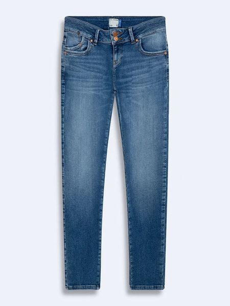 LTB Dżinsy "Molly" - Skinny fit - w kolorze niebieskim rozmiar: W28/L32. Niebieskie jeansy damskie LTB. Za 159.95 zł.