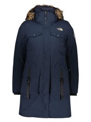 The North Face Parka puchowa w kolorze granatowym rozmiar: S. Niebieskie parki damskie The North Face, s, bez wzorów, z puchu. Za 592.99 zł.