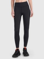 4F Legginsy sportowe w kolorze czarnym rozmiar: XS. Czarne legginsy damskie 4f, xs, bez wzorów, z materiału. Za 92.21 zł.