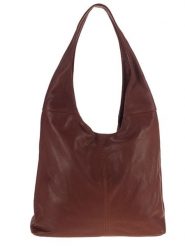 ORE10 Skórzana torebka "Vercelli" w kolorze bordowym - 40 x 30 x 14 cm rozmiar: onesize. Czerwone torebki klasyczne damskie ORE10, bez wzorów, ze skóry, bez dodatków. Za 260.99 zł.