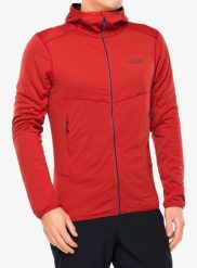 Bluza z kapturem Rab Evolute Hoody. Czerwone bluzy z kapturem męskie RAB, m, z materiału. Za 637.99 zł.