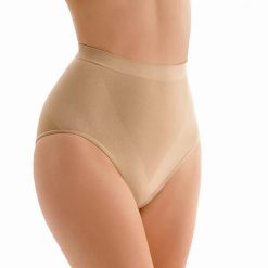 Wyszczuplające figi z wysokim stanem Midi Hight Waist Modelling natura. Brązowe bielizna wyszczuplająca Gabriella, z bawełny. Za 49.90 zł.