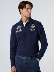 North Sails Koszulka polo w kolorze granatowym rozmiar: XS. Niebieskie koszulki polo męskie North Sails, xs, bez wzorów, z bawełny, bez ramiączek. Za 217.99 zł.