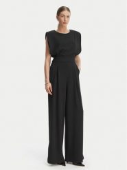 Rinascimento Kombinezon CFC0127546003 Czarny Wide Leg. Czarne kombinezony damskie RINASCIMENTO, s, bez wzorów, z syntetyku, bez kołnierzyka, bez ramiączek. Za 699.99 zł.