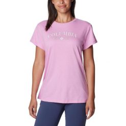 Koszulka damska Columbia Trek Graphic Tee z krótkim rękawem Koszulka damska Colu. Czerwone t-shirty damskie Columbia, m, bez wzorów, z bawełny, bez kołnierzyka. W wyprzedaży za 116.00 zł.