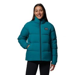 Damska kurtka puchowa Mountain Hardwear Nevadan Down. Zielone kurtki damskie MOUNTAIN HARDWEAR, s, bez wzorów, z puchu, bez kaptura. Za 1,610.50 zł.