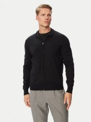 BOSS Kardigan H-Balonso 50566344 Czarny Regular Fit. Czarne kardigany męskie Boss, m, bez wzorów, z wełny, bez kołnierzyka. Za 799.99 zł.