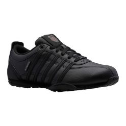 Buty sportowe męskie K-Swiss Arvee 1.5 klasyczne sneakersy ze skórzaną cholewką. Czarne buty sportowe na co dzień męskie K-Swiss, z materiału, bez zapięcia. Za 327.65 zł.