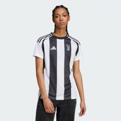 Koszulka Juventus 24/25 Home. Białe bluzki damskie Adidas, l, bez wzorów, z materiału, bez kołnierzyka. Za 449.00 zł.