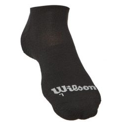 Skarpety tenisowe męskie Wilson Kaos No Show Sock. Czarne skarpetki męskie Wilson, bez wzorów. Za 40.00 zł.