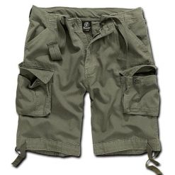 Szorty bushcraft męskie Brandit Urban Legend Vintage Olive. Zielone szorty męskie Brandit, na lato, bez wzorów, vintage. Za 230.50 zł.