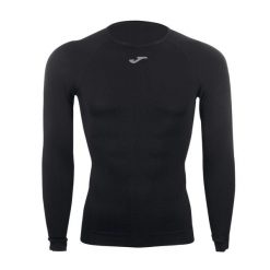 Koszulka kompresyjna z długim rękawem Joma Brama CLASSIC. Czarne bielizna termoaktywna męska Joma, m, bez wzorów, z elastanu. Za 276.00 zł.