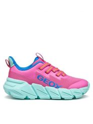 Geox Sneakersy J Flexyper Fast J55N5A 0T99J C8471 D Różowy. Czerwone buty sportowe dziewczęce Geox, bez wzorów, z materiału, bez zapięcia. Za 229.99 zł.