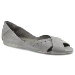 Szare Baleriny Lemar Damskie Stylowe Skórzane Buty. Szare baleriny damskie Lemar, bez wzorów, ze skóry, bez obcasa, na płaskiej podeszwie. Za 149.00 zł.