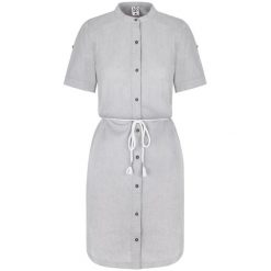 Damska sukienka bawełniana LOAP Nury, XS. Fioletowe sukienki damskie LOOP, na lato, xs, bez wzorów, z bawełny, sportowe, bez kołnierzyka, bez ramiączek, sportowe. Za 76.26 zł.