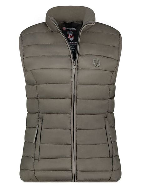 Canadian Peak Kamizelka pikowana w kolorze khaki rozmiar: M. Brązowe kamizelki damskie Canadian Peak, m. Za 139.95 zł.