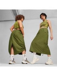 Puma Spódnica "Dare" w kolorze khaki rozmiar: XS. Brązowe spódniczki damskie Puma, xs, bez wzorów, z podwyższonym stanem, maxi. Za 74.63 zł.