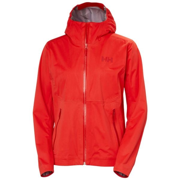 Damska kurtka wodoodporna Helly Hansen Momentum 3L Stretch. Czerwone kurtki damskie Helly Hansen, l, bez wzorów, bez kaptura. Za 1,028.50 zł.