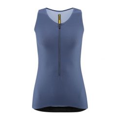 Damski tank top Mavic Aksium. Niebieskie topy damskie MAVIC, l, bez wzorów, bez kołnierzyka. Za 405.00 zł.