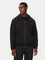 Armani Exchange Bluza 6DZMAF ZJKBZ 1200 Czarny Regular Fit. Czarne bluzy bez kaptura męskie Armani Exchange, m, z bawełny. Za 359.99 zł.
