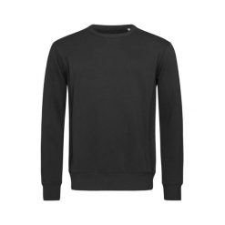 Sweter Męski Select. Czarne swetry męskie Stedman, l, bez wzorów, bez kołnierzyka. Za 125.99 zł.
