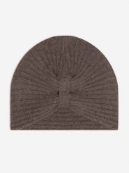 Perfect Cashmere Kaszmirowa czapka "Sile" w kolorze szarobrązowym rozmiar: onesize. Brązowe czapki zimowe damskie Perfect Cashmere, z kaszmiru. Za 192.79 zł.