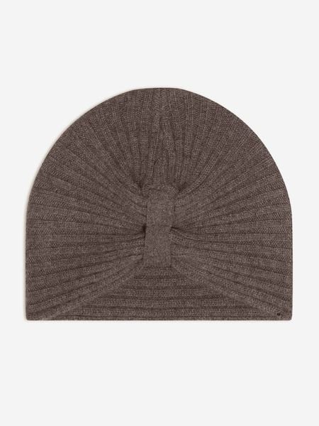 Perfect Cashmere Kaszmirowa czapka "Sile" w kolorze szarobrązowym rozmiar: onesize. Brązowe czapki zimowe damskie Perfect Cashmere, z kaszmiru. Za 171.28 zł.