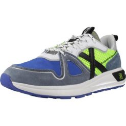 Buty MUNICH FUTTURA 05 Niebieski. Niebieskie buty trekkingowe męskie munich, ze skóry, bez zapięcia, trekkingowe. Za 533.99 zł.