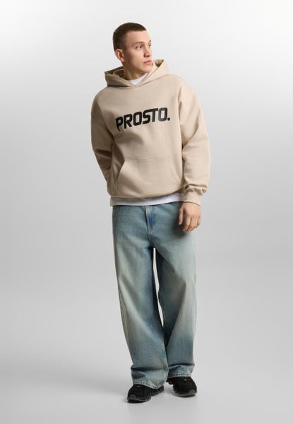 Bluza sportowa męska Prosto Big log z kapturem. Brązowe bluzy sportowe męskie Prosto., m, z dresówki. Za 224.99 zł.