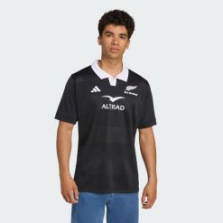 Koszulka All Blacks Home. Czarne t-shirty sportowe męskie Adidas, xl, bez ramiączek, do piłki nożnej. Za 439.00 zł.