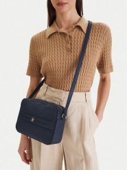 Beverly Hills Polo Club Torebka EO-BHPC-L-013-09 Granatowy. Niebieskie listonoszki damskie Beverly Hills Polo Club, bez wzorów, z materiału, bez dodatków. Za 249.99 zł.