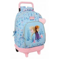 Torba szkolna z kółkami Frozen Ice Magic Niebieski. Niebieskie torebki klasyczne damskie Disney Frozen, bez wzorów, bez dodatków. W wyprzedaży za 242.45 zł.
