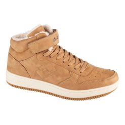 Męskie Buty Sportowe Paliot Winter High Top. Czarne buty sportowe na co dzień męskie Lotto, z futra, bez zapięcia, trekkingowe. Za 259.99 zł.