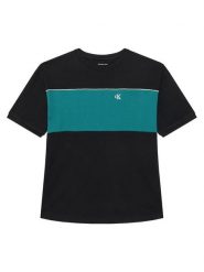 Calvin Klein Jeans T-Shirt LVCKTJA41B Czarny Regular Fit. Czarne t-shirty chłopięce Calvin Klein Jeans, bez wzorów, z bawełny, bez ramiączek. Za 149.99 zł.