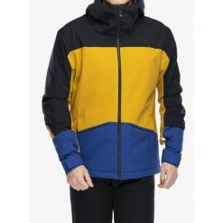 Kurtka męska narciarska Ziener Timbarra. Brązowe kurtki męskie Ziener, l, bez wzorów, bez kaptura, narciarskie. Za 839.99 zł.