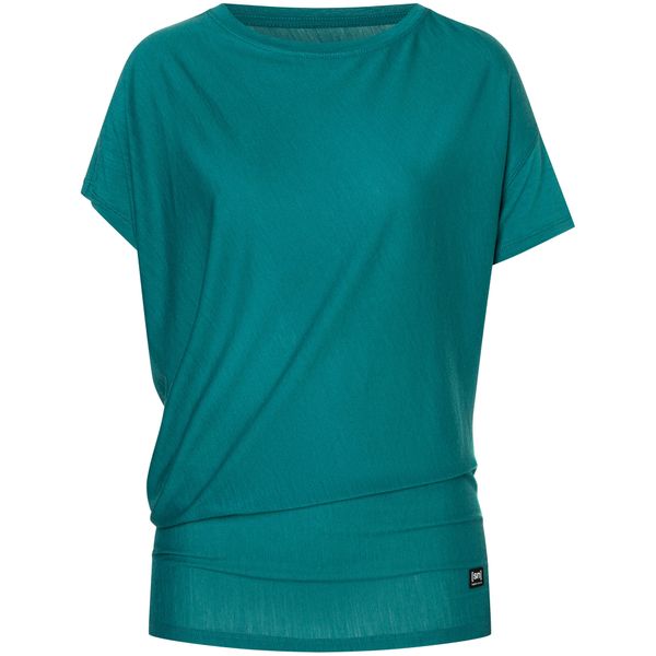 Koszulka damska SUPER.NATURAL W Yoga Loose Tee. Zielone t-shirty damskie Super.natural, xs, bez wzorów, z materiału, z asymetrycznym kołnierzem. Za 349.99 zł.