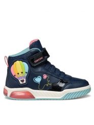 Geox Sneakersy J Inek J56ASA 0BCKC C4358 D Granatowy. Niebieskie buty sportowe dziewczęce Geox, bez wzorów, ze skóry, bez zapięcia. Za 199.99 zł.