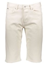 Pepe Jeans Bermudy dżinsowe "Byron" w kolorze kremowym rozmiar: W34. Brązowe szorty męskie Pepe Jeans, z aplikacjami, z bawełny, klasyczne. Za 152.98 zł.