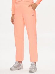 DKNY Sport Spodnie dresowe DP3P3406 Pomarańczowy Wide Leg. Brązowe spodnie dresowe damskie DKNY Sport, s, z bawełny. Za 349.99 zł.