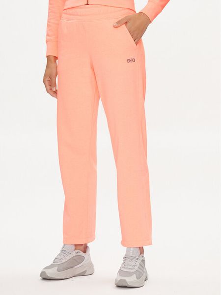DKNY Sport Spodnie dresowe DP3P3406 Pomarańczowy Wide Leg. Brązowe spodnie dresowe damskie DKNY Sport, s, z bawełny. Za 349.99 zł.