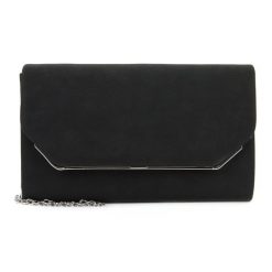 Tamaris Kopertówka TAS Amalia Kopertówki 1 ct Czarny Damski. Czarne torebki wieczorowe Tamaris, bez wzorów, z materiału, eleganckie, bez kołnierzyka, bez ramiączek. Za 119.99 zł.