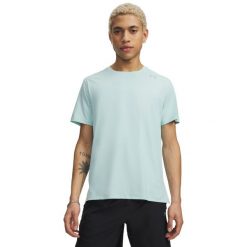 Koszulka do biegania męska Under Armour Velociti Pro. Niebieskie t-shirty sportowe męskie Under Armour, l, z elastanu, bez ramiączek, do biegania. Za 308.90 zł.